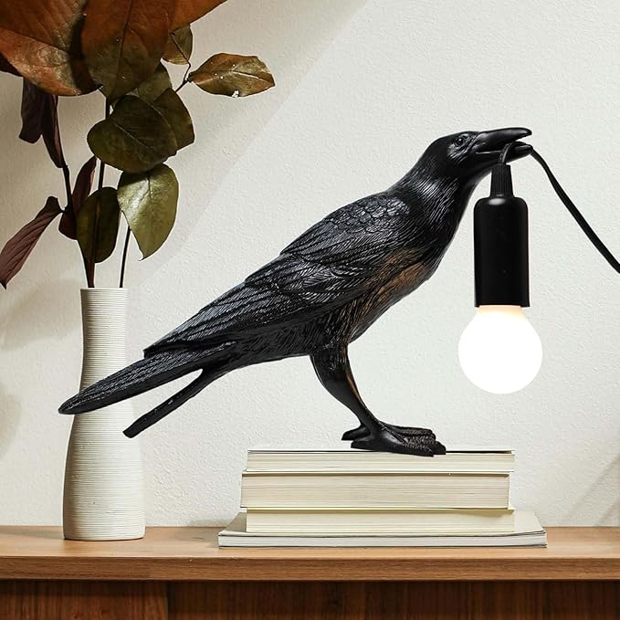 KENJIEY Adjustable-Brightness Raven Lamp