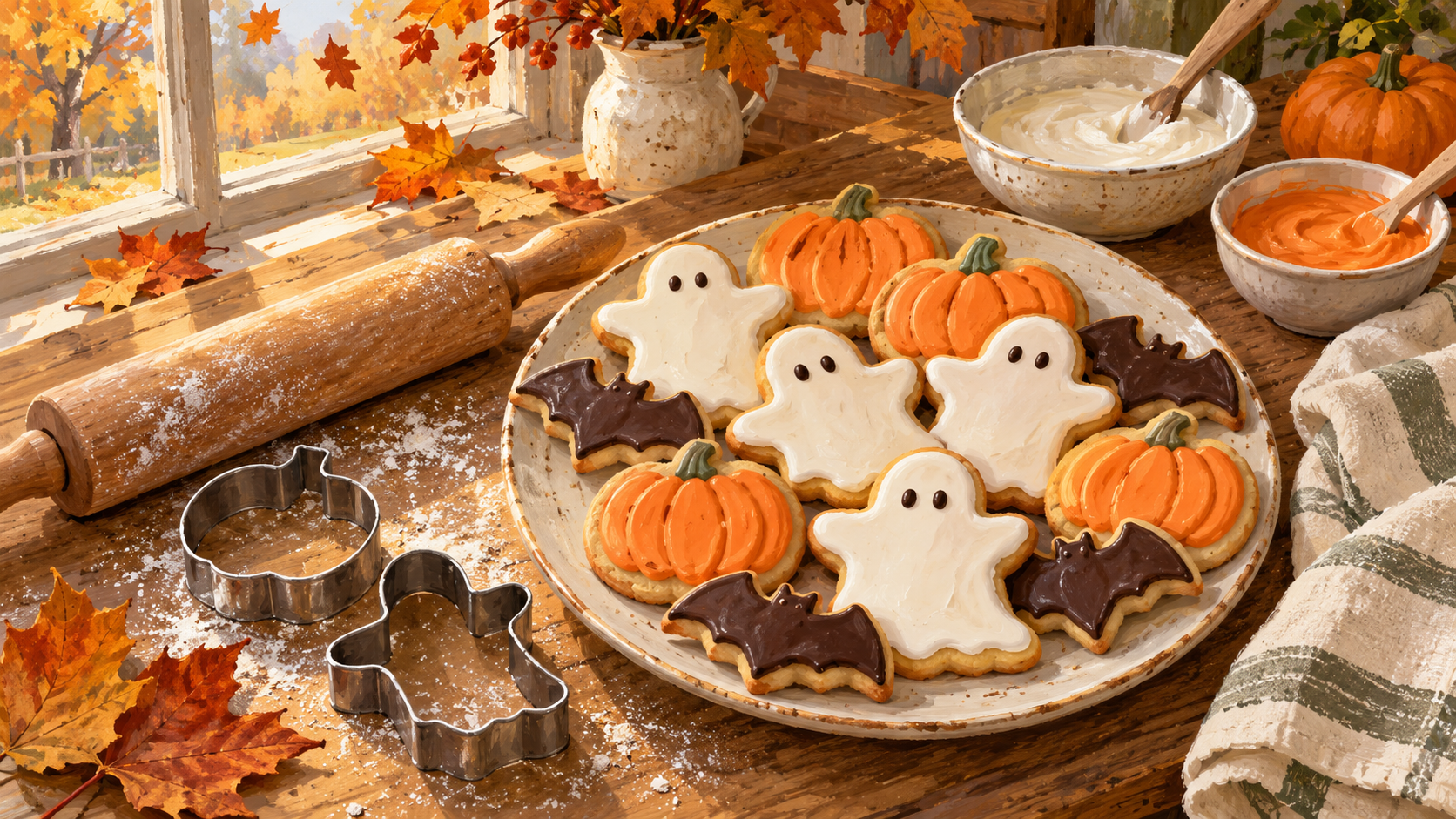 Easy Halloween Cookie Decorating: A Little Mess, a Lot of Boo