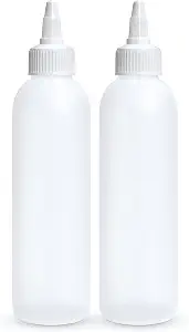 BRIGHTFROM 6-Ounce Squeeze Bottles — Two-Pack, Twist Top