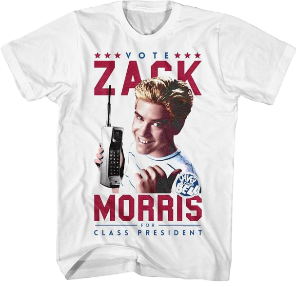 Saved By The Bell Vote Zack Morris T Shirt